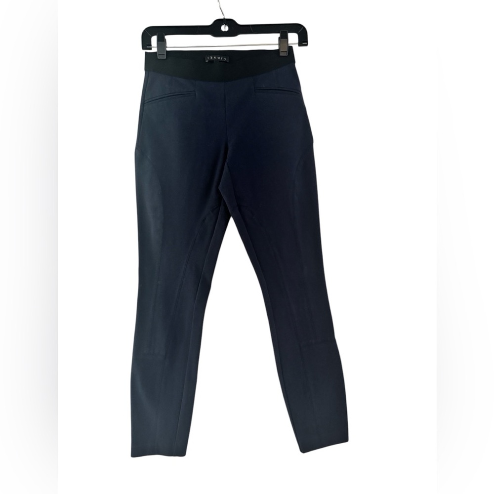 Theory Merryn New Recovery Legging/Equestrian Inspired Riding Pant Navy Size 00
